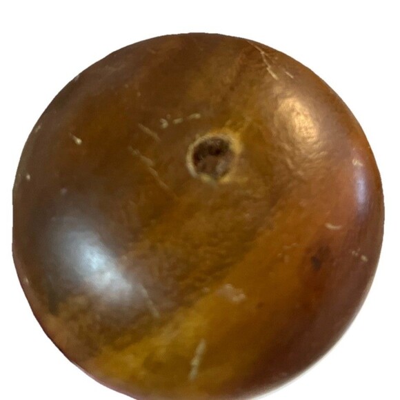 MCM Vintage Teak Wood 10 Piece FruitSet Antique GUC - Picture 2 of 3